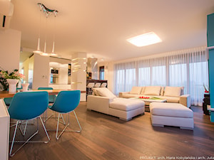 Apartament Angel Wings - Salon, styl nowoczesny - zdjęcie od Pracownia architektoniczna meridian