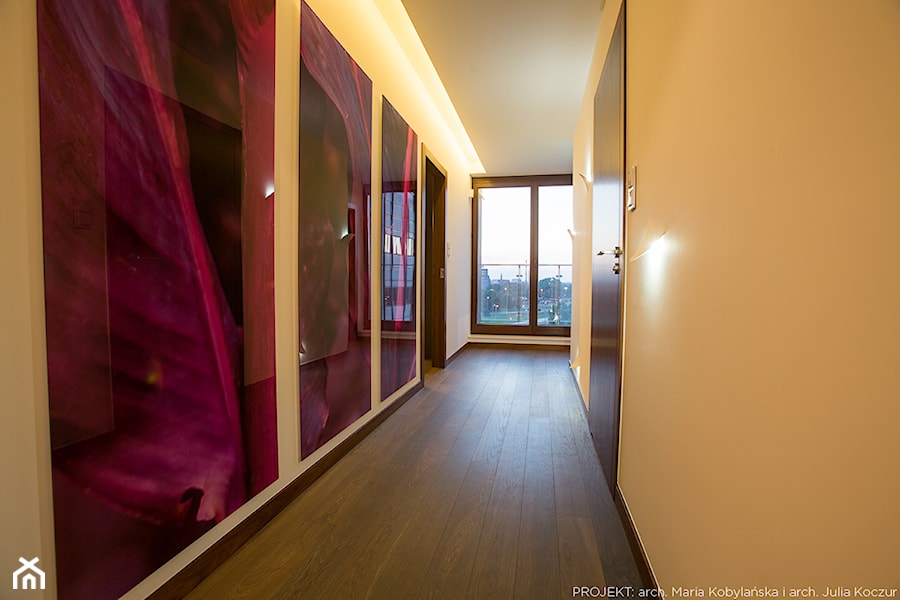 Apartament Angel Wings - Hol / przedpokój, styl nowoczesny - zdjęcie od Pracownia architektoniczna meridian