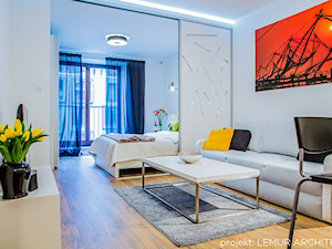 Apartament PAPAJA - Salon, styl nowoczesny - zdjęcie od Pracownia architektoniczna meridian