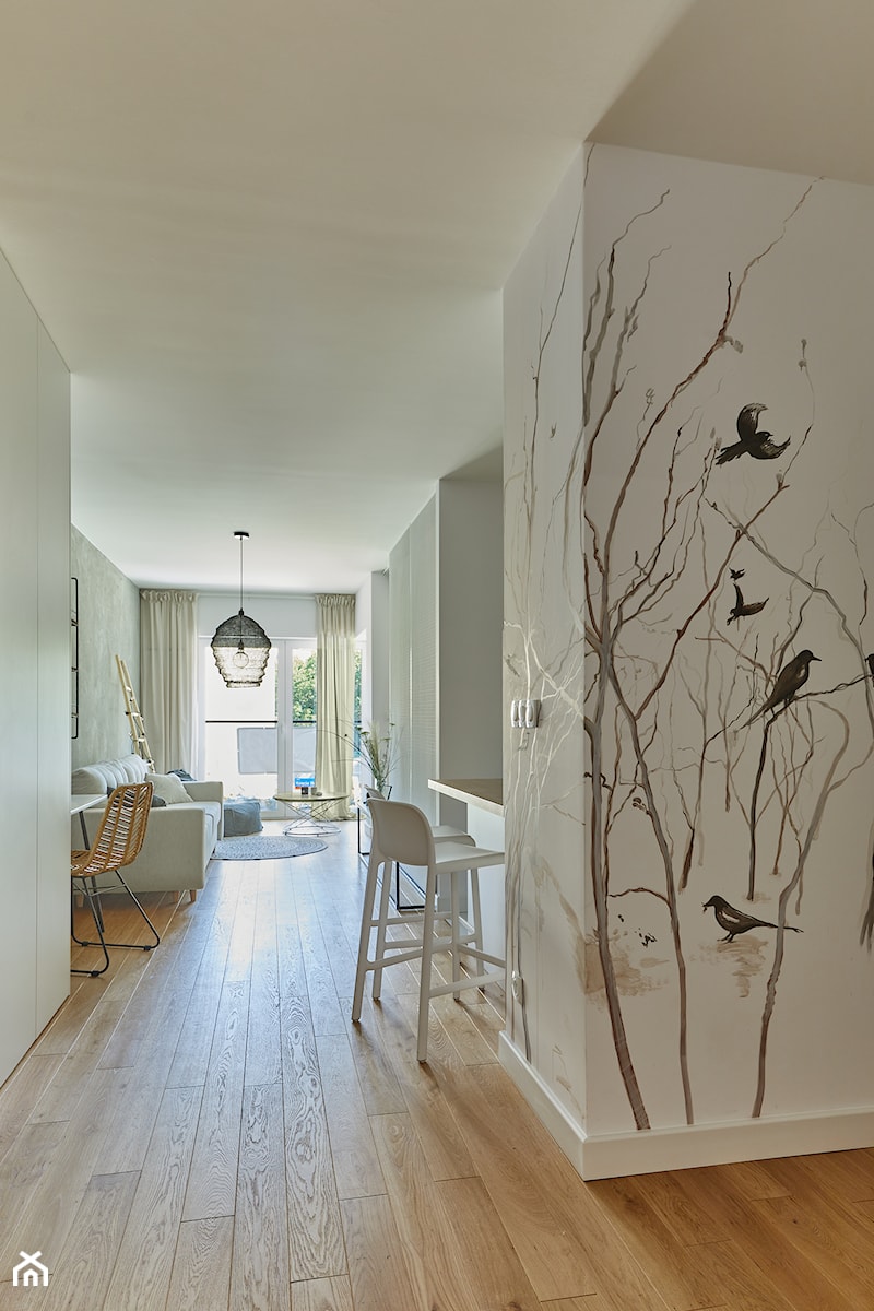 HYGGE W STRONĘ ODRY - Salon, styl skandynawski - zdjęcie od Pracownia architektoniczna meridian