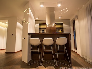 Apartament Angel Wings - Kuchnia, styl nowoczesny - zdjęcie od Pracownia architektoniczna meridian