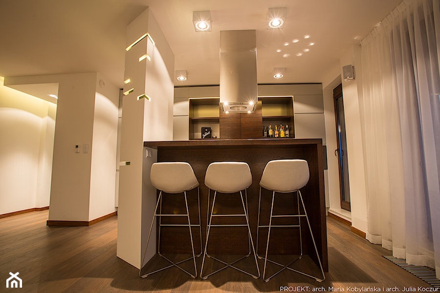 Apartament Angel Wings - Kuchnia, styl nowoczesny - zdjęcie od Pracownia architektoniczna meridian