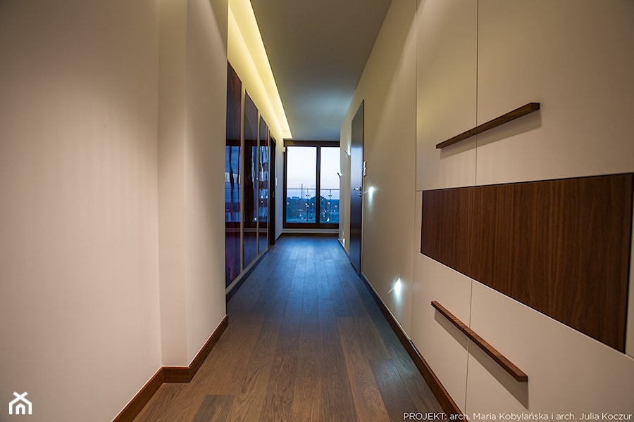 Apartament Angel Wings - Hol / przedpokój, styl nowoczesny - zdjęcie od Pracownia architektoniczna meridian