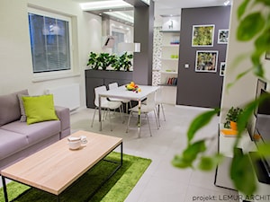 Apartament KIWI - Salon, styl nowoczesny - zdjęcie od Pracownia architektoniczna meridian