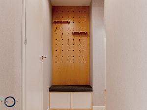 CHILI - mieszkanie na wynajem - Mały z wieszakiem beżowy hol / przedpokój - zdjęcie od Pracownia architektoniczna meridian