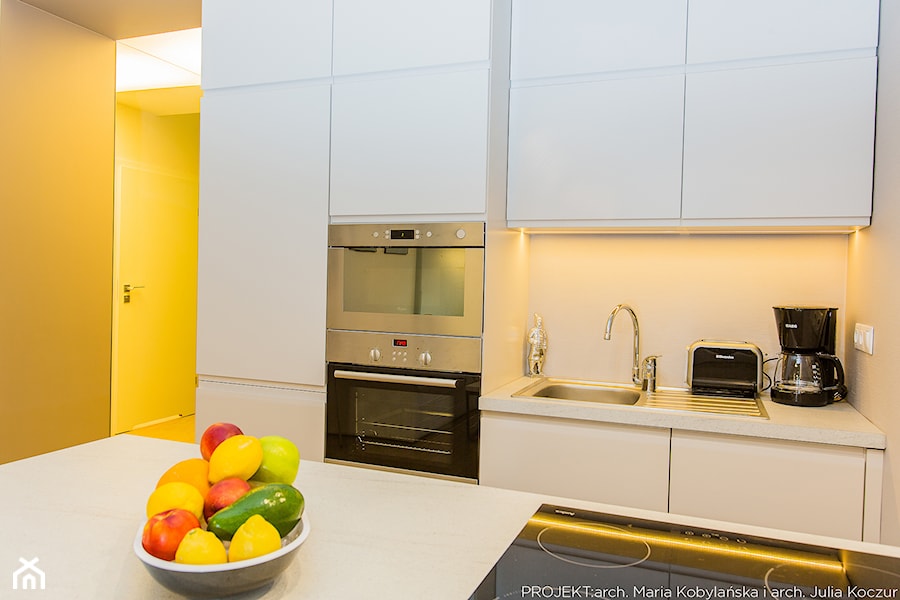 Apartament MANGO - Kuchnia, styl nowoczesny - zdjęcie od Pracownia architektoniczna meridian
