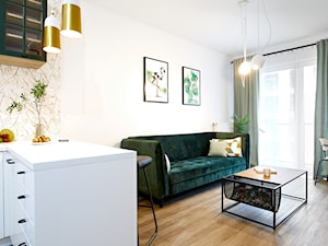 Studio na zielonej wyspie - Salon, styl nowoczesny - zdjęcie od Pracownia architektoniczna meridian