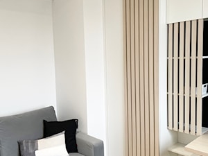 OLIMPIA PORT - DREWNIANE LAMELE JAK BOAZERIA - Biuro, styl skandynawski - zdjęcie od Pracownia architektoniczna meridian