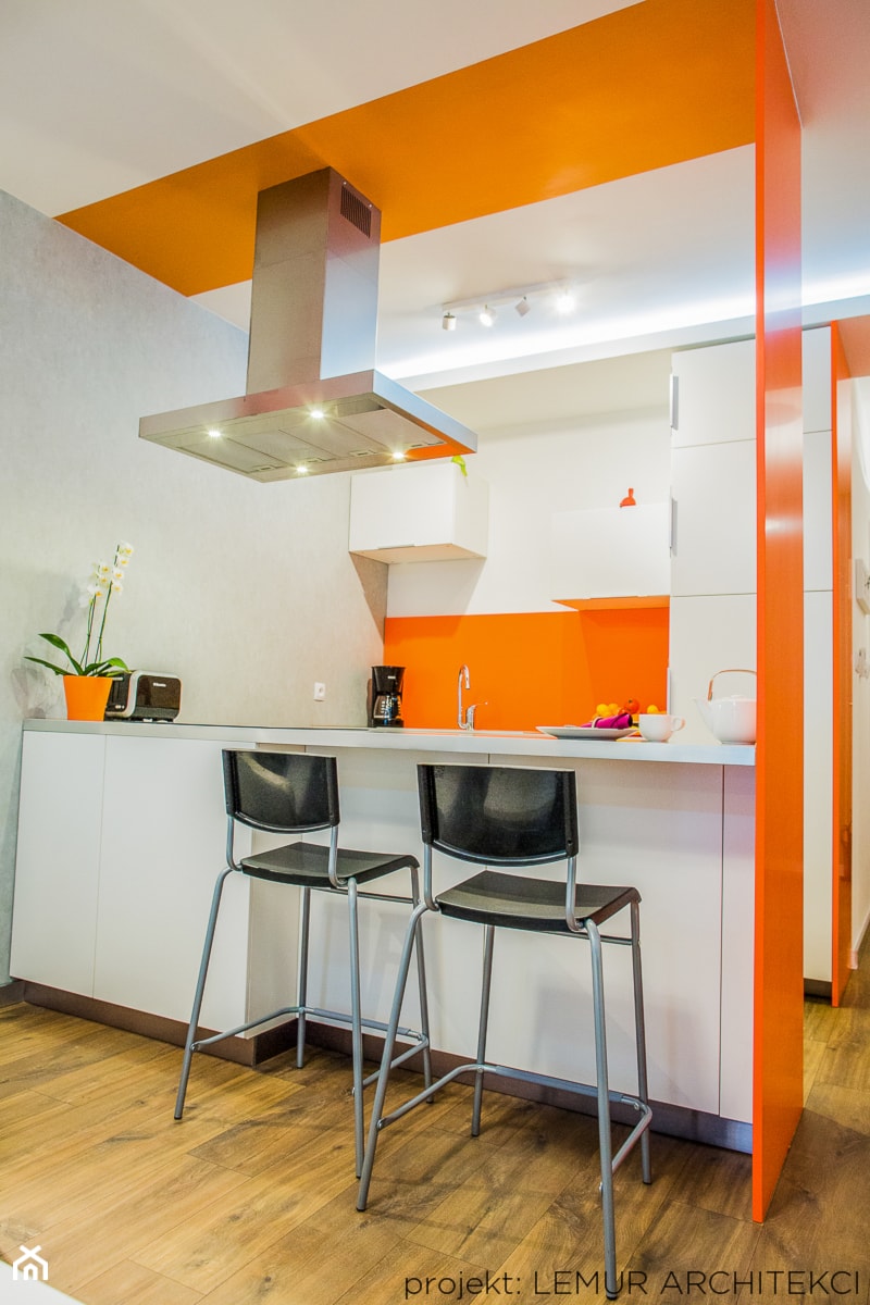 Apartament PAPAJA - Kuchnia, styl nowoczesny - zdjęcie od Pracownia architektoniczna meridian