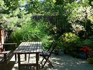 Taras na tyłach ogrodu - zdjęcie od Interio-Desi Pracownia Projektowa