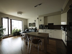 Jadalnia, pokój i kuchnia w jednym - zdjęcie od Interio-Desi Pracownia Projektowa