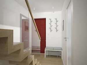 Przebudowa domu z aranżacją wnętrz - Hol / przedpokój, styl skandynawski - zdjęcie od ROARHIDE Industrial Designs