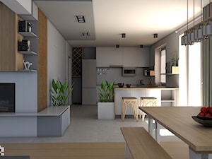 Kuchnia w domu jednorodzinnym. - zdjęcie od ROARHIDE Industrial Designs