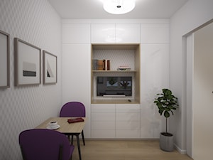 Przebudowa domu z aranżacją wnętrz - Mała szara sypialnia, styl tradycyjny - zdjęcie od ROARHIDE Industrial Designs