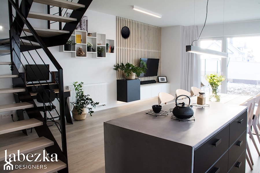 Skandynawski dom - Salon, styl skandynawski - zdjęcie od Labezka Designers