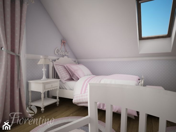 Pokój Dla 5 letniej Oliwi .Meble i projekt pokoju Fiorentino. - zdjęcie od Fiorentino.pl - Homebook
