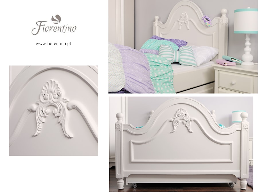Fiorentino duże łóżko dla dziewczynki. - zdjęcie od Fiorentino.pl