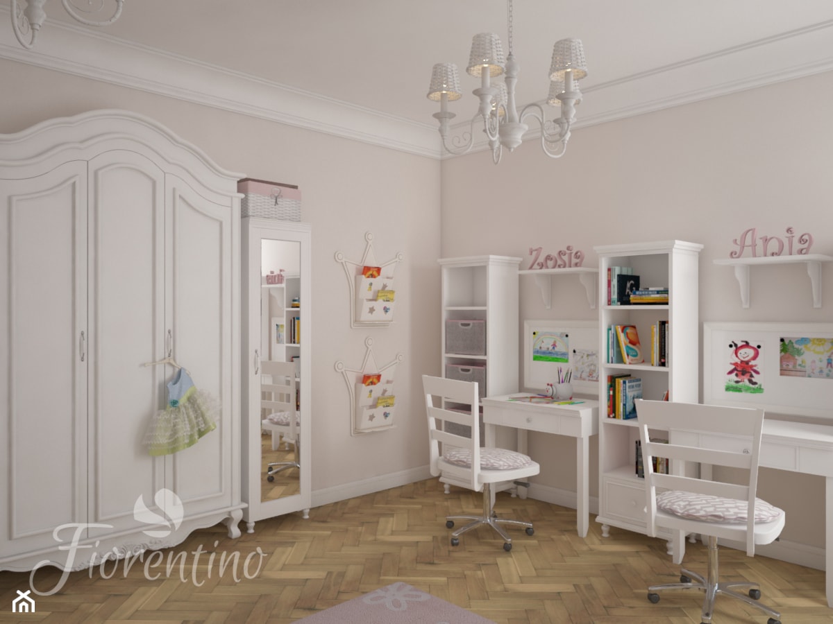 Meble Fiorentino dla dziewczynki.Pokój dla bliźniaczek. - zdjęcie od Fiorentino.pl - Homebook