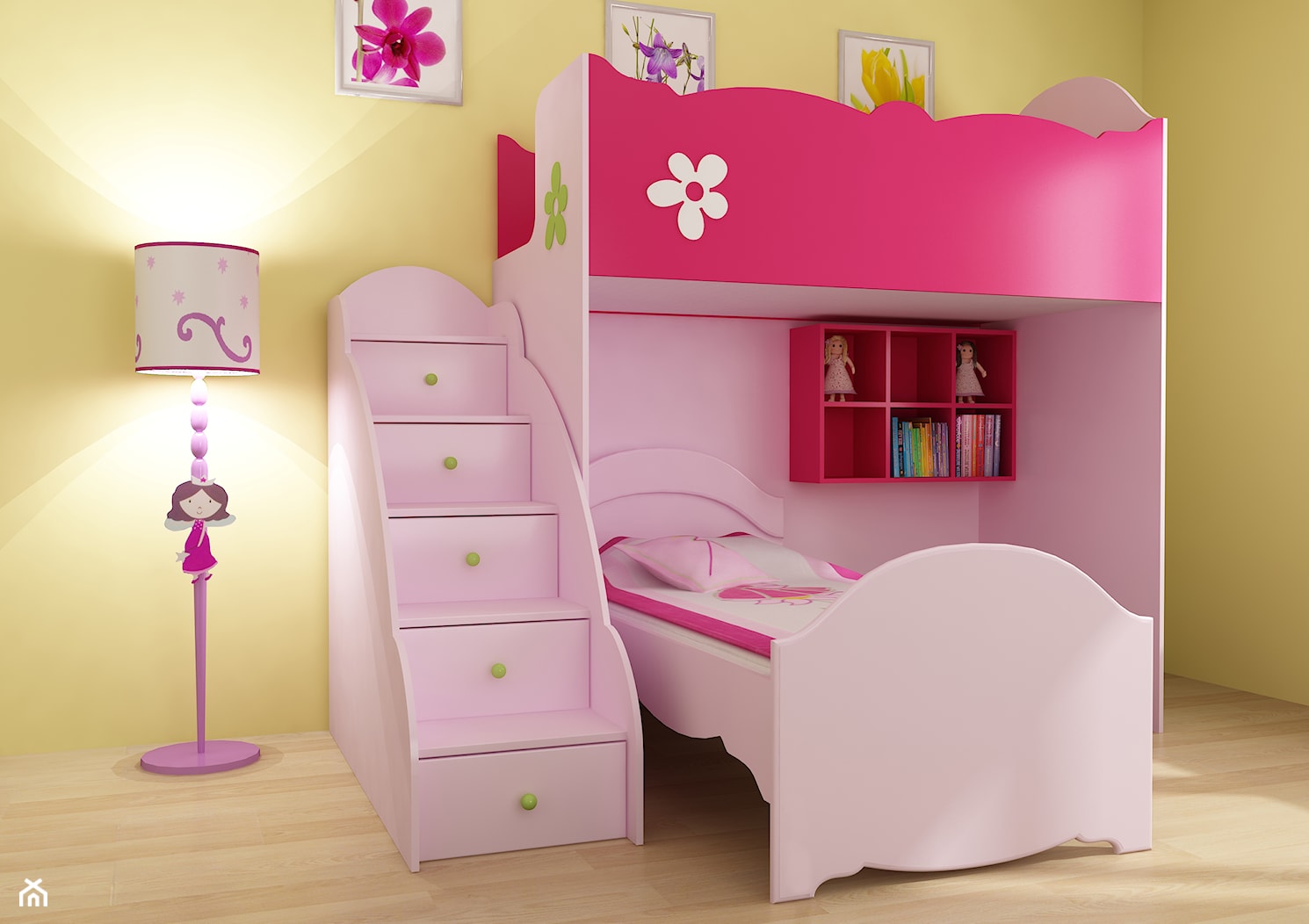Łóżko piętrowe Clasic - zdjęcie od BabyBest - Homebook
