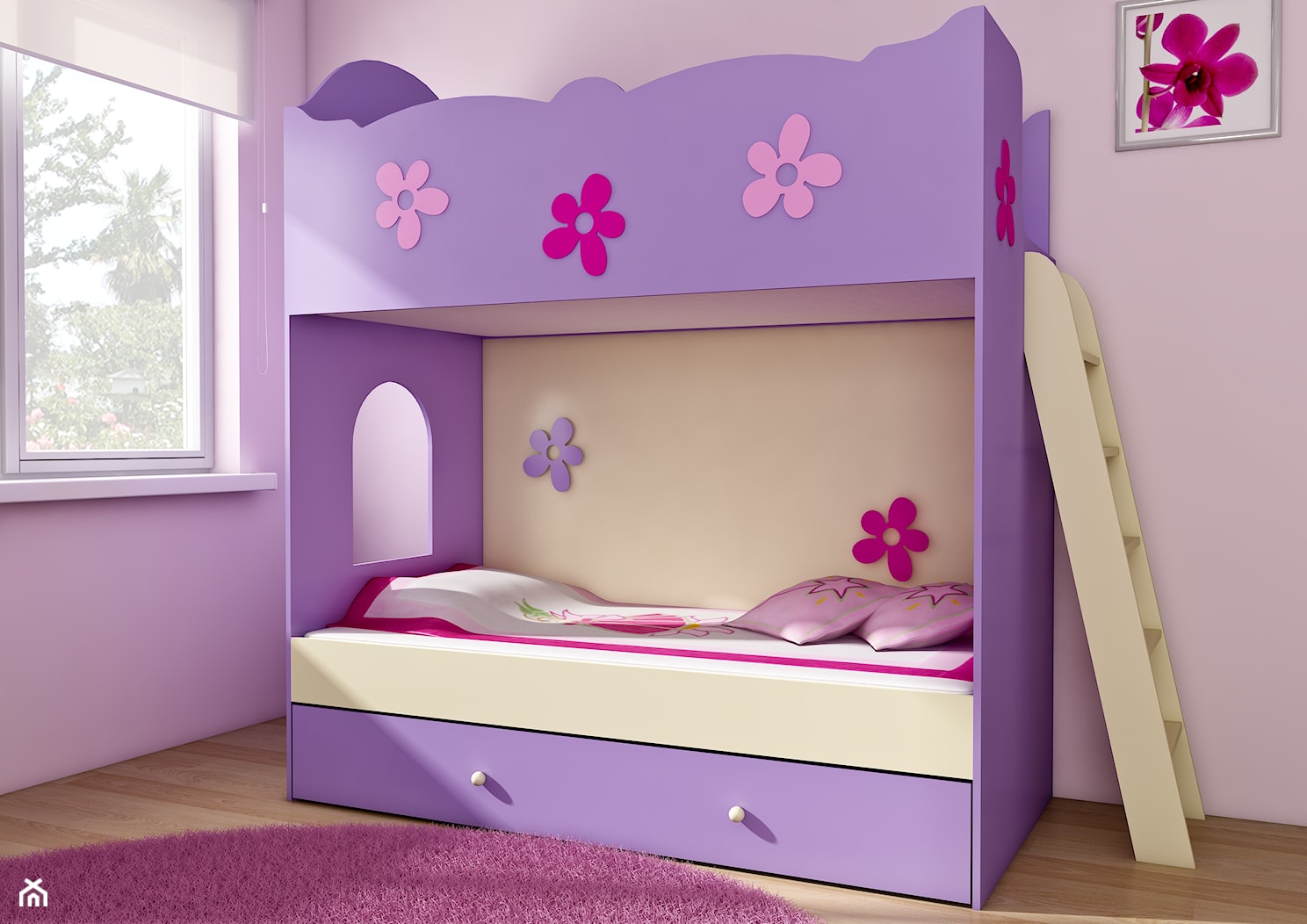 Łóżko piętrowe Clasic - zdjęcie od BabyBest - Homebook
