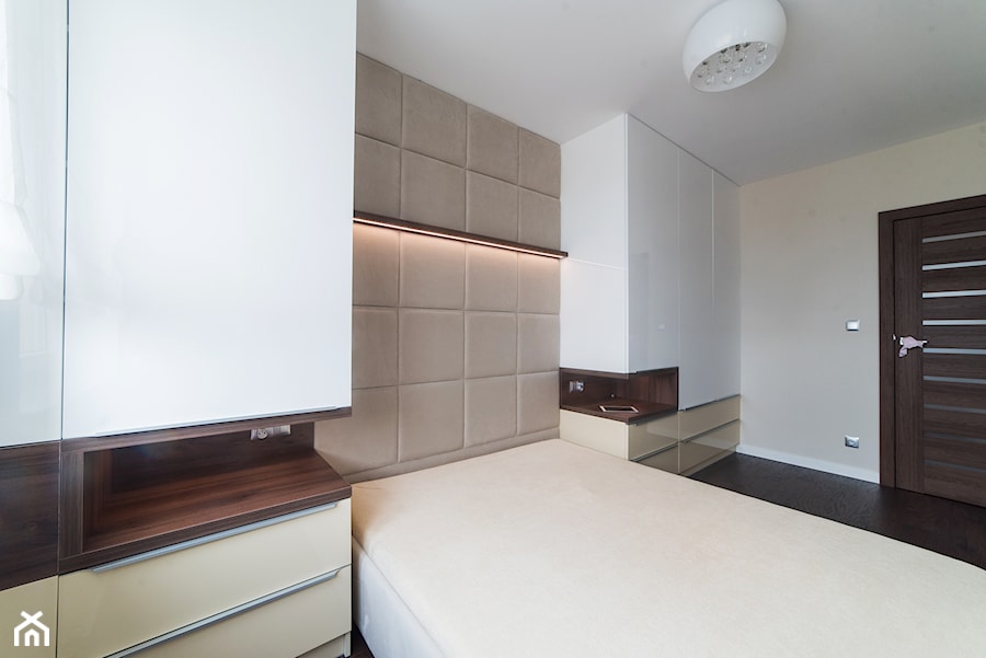 Mieszkanie w Swarzędzu - Sypialnia, styl nowoczesny - zdjęcie od Vivere Colorito