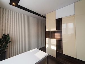 Mieszkanie w Swarzędzu - Małe beżowe biuro, styl nowoczesny - zdjęcie od Vivere Colorito