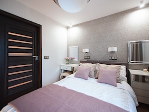 Sypialnia Justynów - Średnia biała sypialnia, styl tradycyjny - zdjęcie od efektWOW Sylwia Bieniek