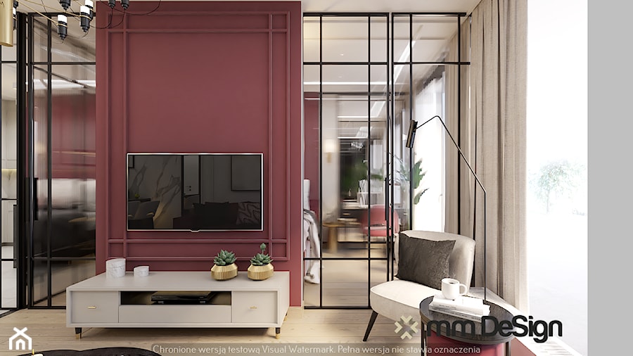 Apartament do wynajęcia Bordeaux - Salon, styl nowoczesny - zdjęcie od MM DeSign Małgorzata Mazur