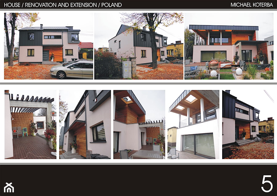 Przebudowa i rozbudowa domu jednorodzinnego - zdjęcie od heliolux design