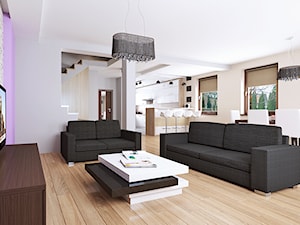 Proste mieszkanie - Salon, styl minimalistyczny - zdjęcie od openlines
