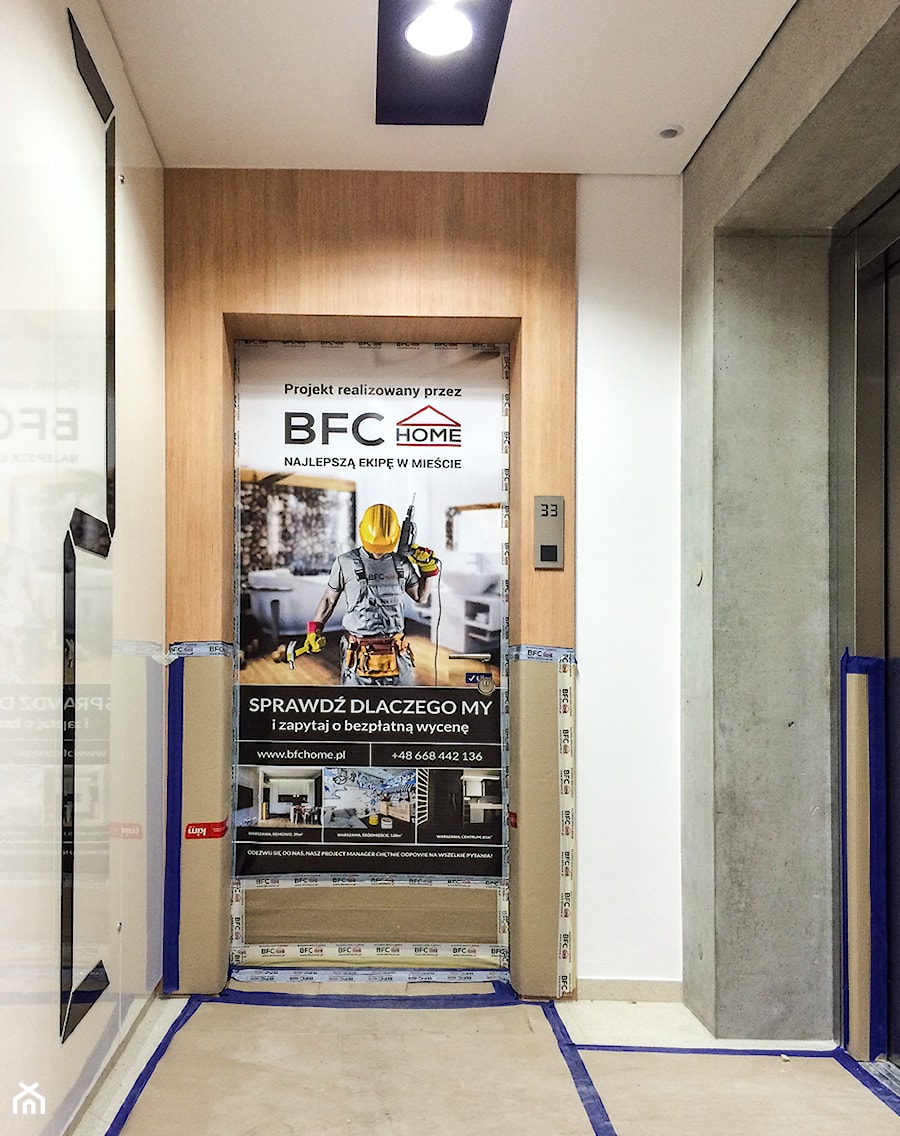 Plakat na drzwi - Wnętrza publiczne - zdjęcie od BFC Home