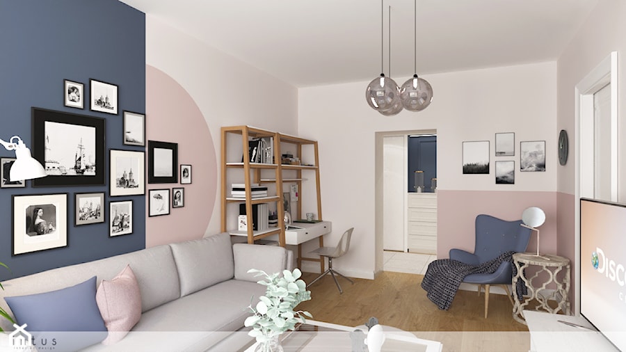 Mieszkanie Katowice - Salon, styl nowoczesny - zdjęcie od INTUS DeSiGn