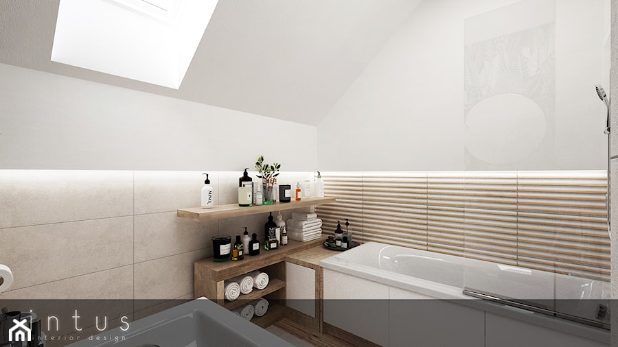 Dom Tychy - Średnia łazienka, styl skandynawski - zdjęcie od INTUS DeSiGn