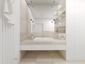 Mieszkanie 2+2, 127m2 - Łazienka, styl minimalistyczny - zdjęcie od A+A
