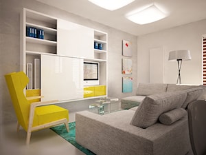 Mieszkanie 2+2, 100m2 - Salon, styl nowoczesny - zdjęcie od A+A