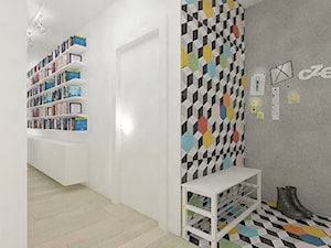 Mieszkanie 1, 75m2 - Hol / przedpokój, styl nowoczesny - zdjęcie od A+A
