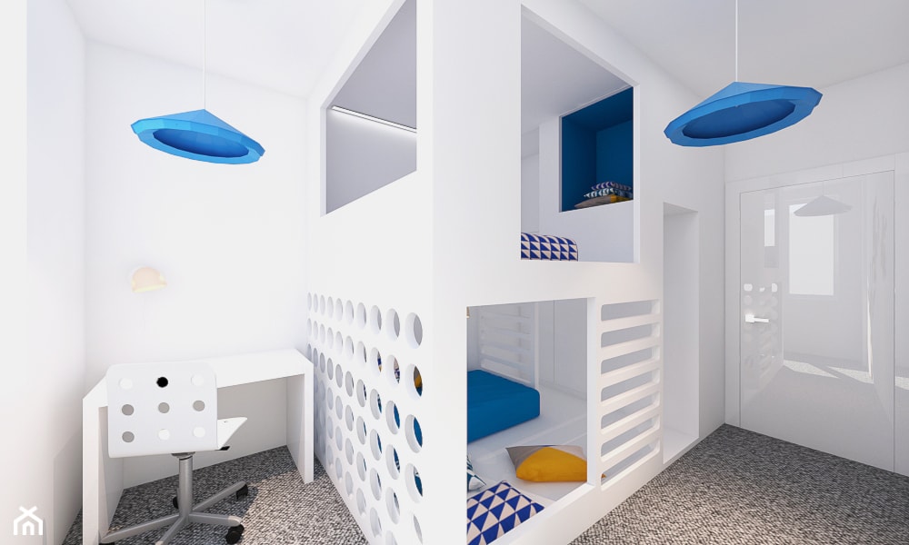 Mieszkanie 2+2, 68m2 - Pokój dziecka, styl nowoczesny - zdjęcie od A+A - Homebook