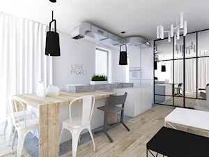 Mieszkanie 2+pies, 53m2 - Kuchnia, styl industrialny - zdjęcie od A+A