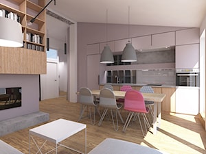 Mieszkanie 2+2, 78m2 - Kuchnia, styl minimalistyczny - zdjęcie od A+A