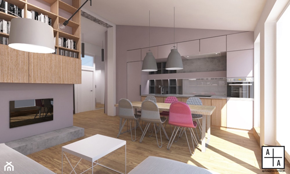 Mieszkanie 2+2, 78m2 - Kuchnia, styl minimalistyczny - zdjęcie od A+A - Homebook