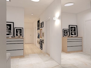 Mieszkanie 2+4, 192m2 - Średni biały hol / przedpokój, styl nowoczesny - zdjęcie od A+A