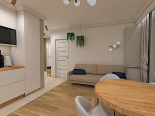 Mieszkanie w stylu skandynawskim w pastelowej odsłonie