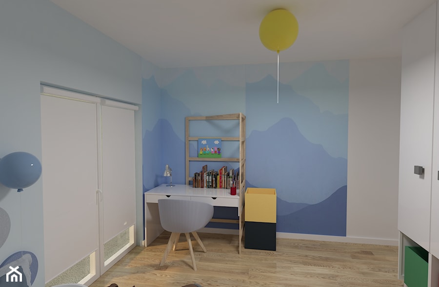 Dom w stylu boho w połączeniu ze stylem skandynawskim - Pokój dziecka - zdjęcie od Katarzyna Wnęk