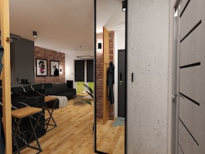 Mieszkanie singla z nowojorskim wyczuciem smaku - Salon, styl industrialny - zdjęcie od Katarzyna Wnęk