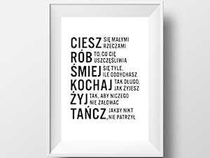 Ciesz się małymi rzeczami | Plakat - zdjęcie od TYPTYP