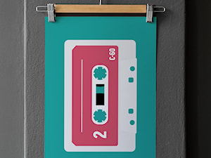 Plakat old school | Cassette - zdjęcie od TYPTYP