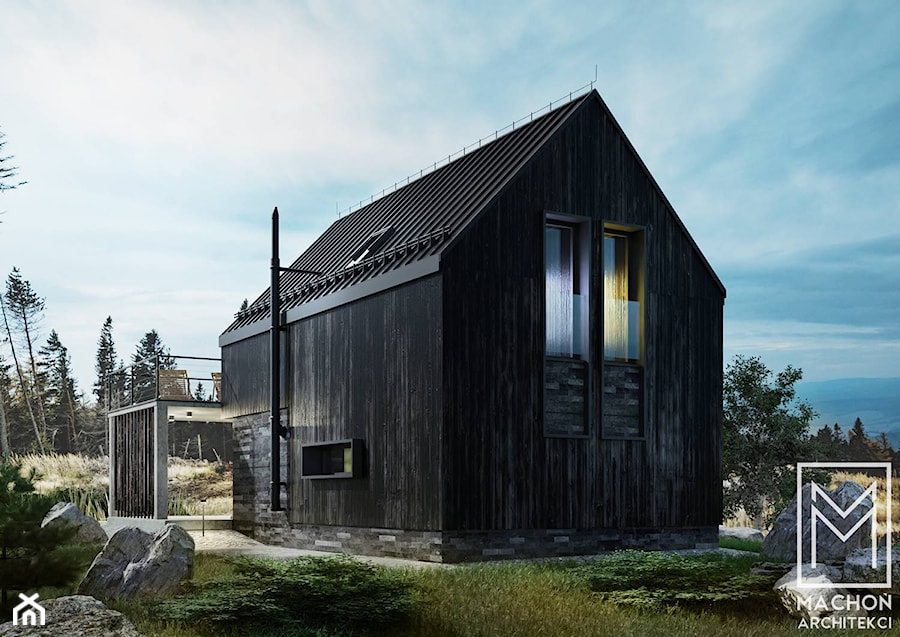 Diablak 3.0 nowoczesny energooszczędny dom murowany - zdjęcie od Machoń Architekci