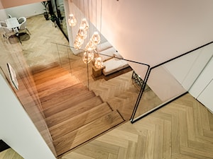 Schody półkowe - Hol / przedpokój, styl nowoczesny - zdjęcie od schody-dywanowe.com