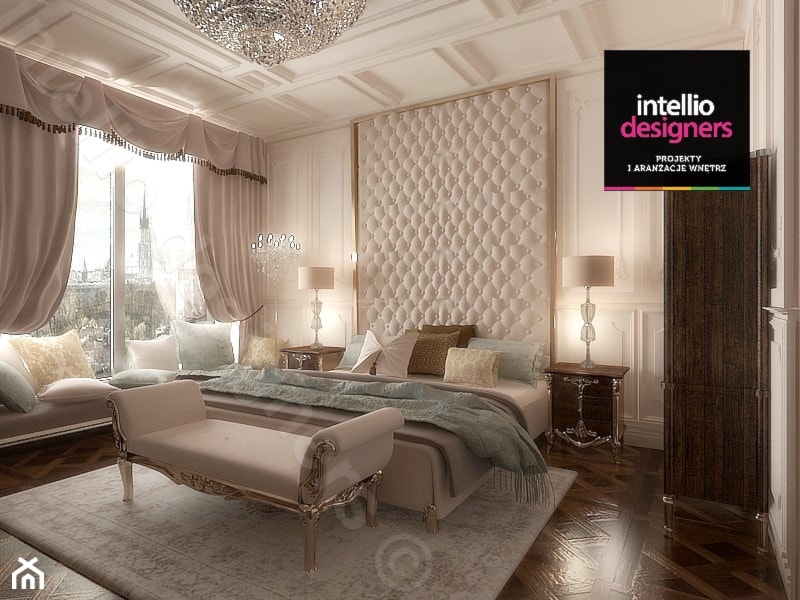 Najpiękniejsze projekty sypialni - zdjęcie od Intellio designers projekty wnętrz - Homebook