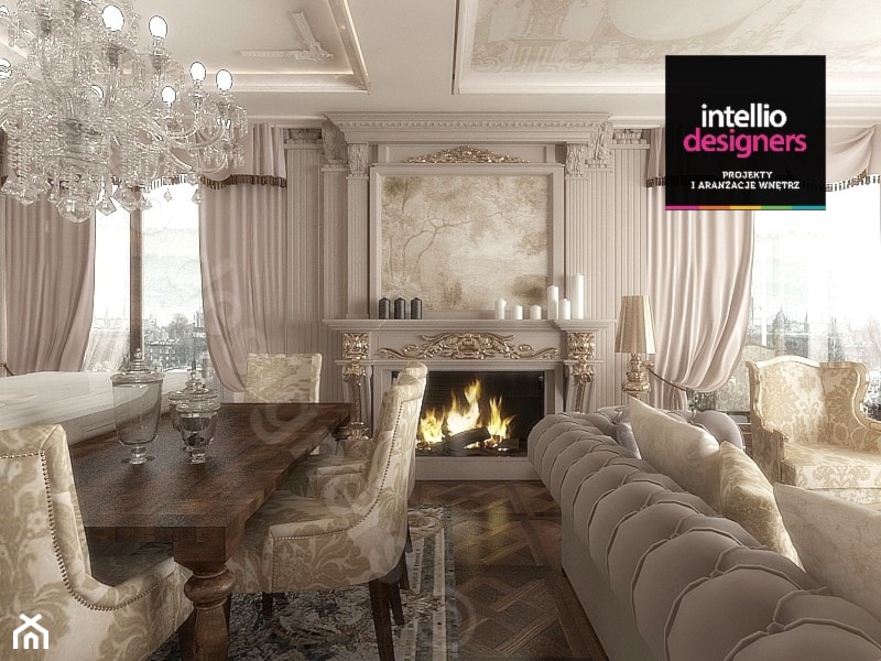 Najpiękniejsze salony - zdjęcie od Intellio designers projekty wnętrz - Homebook